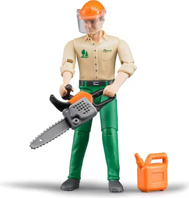 Produktbild von Bruder 60030 Forstarbeiter mit Zubehör