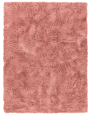 Produktbild von TT Home Teppich Wohnzimmer Hochflor Langflor Weich Soft Modernes Einfarbiges Design Größe 80 cm Rund