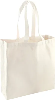 Produktbild von Westford Mill Fairtrade Baumwoll-Einkaufstasche RW4919 (Einheitsgröße) (Natur)