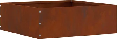 Zdjęcie produktu dla Krawężnik do trawnika Rdzawy 40 x 40 x 13 cm