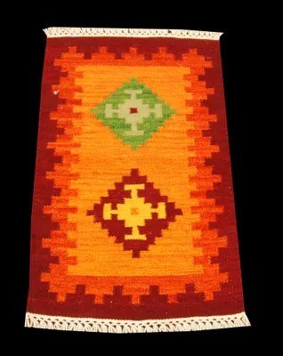 Zdjęcie produktu dla Autentyczny, oryginalny i ręcznie wykonany kilim idealny 90x60 CM