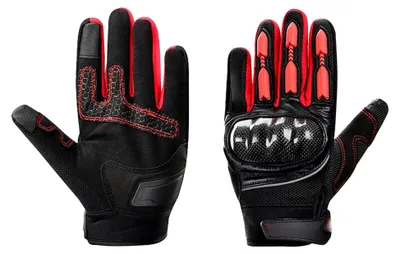 Produktbild von Motorradhandschuhe, atmungsaktive Sporthandschuhe für Fahrer, geeignet für Fahren, Wandern, Camping und Gartenarbeit