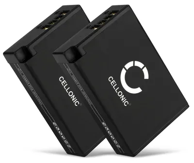 Image de CELLONIC 2x Batterie pour Appareil photo Compatible avec Canon EOS 750D, EOS 200D, EOS 760D, LP-E17 - (950mAh, 7.4V)