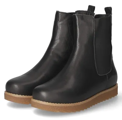 Image de Bottines Chelsea pour femmes, marque Andrea Conti, en cuir lisse noir, taille 39