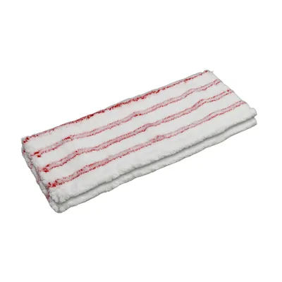 Produktbild von Wischmopp Profi Mikrofaser Wischmopp -Wischbezug für höchste Reinigungsansprüche, Rot, 40cm, 2er