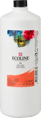Zdjęcie produktu dla Ecoline Płynna akwarela Butelka 990 ml Vermilion 311
