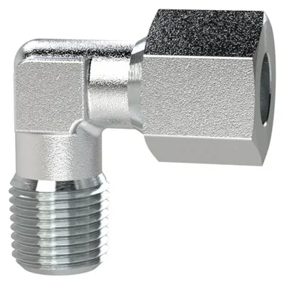 Produktbild von Riegler Winkel-Einschraubverschraubung, R 3/8 a., Rohr-Ø 12, Stahl verz., WEVR3812SST