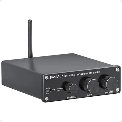 Produktbild von Subwoofer-Verstärker mit Bluetooth 5.0 – 300 Watt Leistung – Mono-Kanal – Kompakt