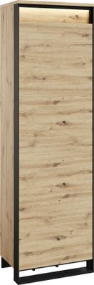 Kleiderschrank Quant QG-01 Dielenschrank 60x200x40 cm Artisan Eiche Schrank Loft