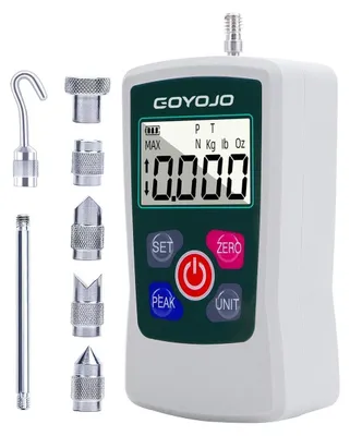 Productafbeelding van Krachtmeter digitale kracht meter - N, kg, lb, oz - Realtime en piekmodi - Zoemeralarm