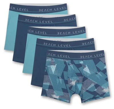 Produktbild von Sanetta 5er Pack Jungen Hipshorts Blau Mix