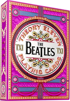 Immagine prodotto di Carte da gioco dei Beatles versione rosa