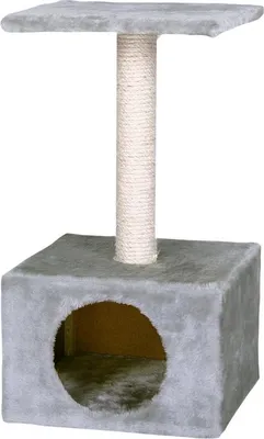 Produktbild von Karlie Amethyst Kratzbaum - Plüsch/Sisal - Grau - 30x30x55 cm