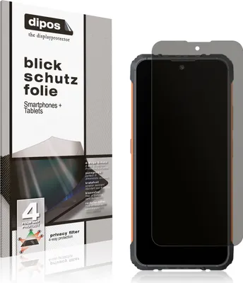 Produktbild von Blickschutzfolie für Cubot KingKong Ace 2 matt Schutzfolie Folie Display Schutz dipos
