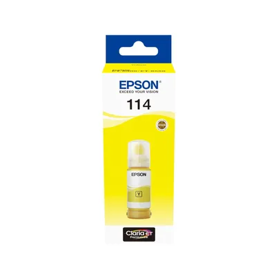 Produktbild von Epson EcoTank yellow T 114 70 ml               T 07B4