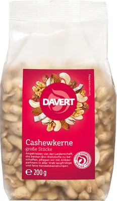 Produktbild von Cashewkerne - große Stücke 200g