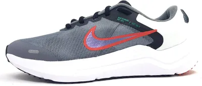 A side view of a Nike running shoe.