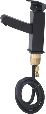 Image de G1/2 Robinet extensible d'eau froide/chaude avec pulvérisateur PullDown pour hôtel de salle de bains