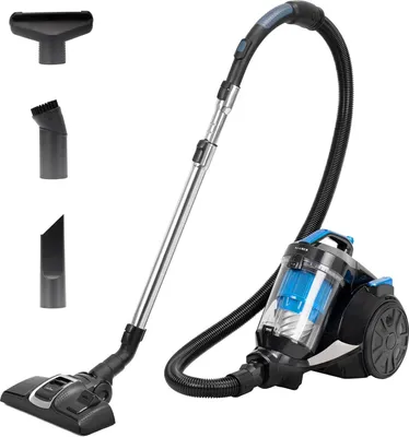 Produktbild von KLAMER Staubsauger Beutellos, Bodenstaubsauger ohne Beutel, Ideal für Haustierbesitzer gegen Tierhaare, 850 Watt, 9 m Aktionsradius, 3L Staubbehälter, Waschbarer Hygiene HEPA 12 Filter