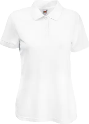 Obrázok produktu pre Dámska polokošeľa Fruit Of The Loom 65/35, Kurzarm BC384 (S) (Weiß)