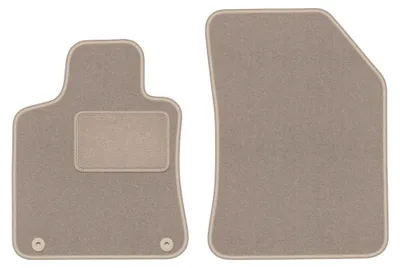 Imagen del producto de Alfombrillas delanteras de moqueta para Peugeot 508 II 2018- (sedán/familiar/liftback) – 2 piezas, beige, a medida – Wielganizator LUX