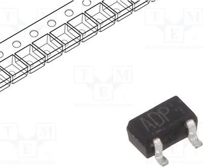 Productafbeelding van 5x Transistor: NPN bipolaire, SOT416, 2SC4726TLP, NPN, SMD-transistoren, 11V, 50mA, 150mW