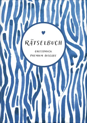 Produktbild von Deluxe Rätselbuch/Rätselblock mit extra großem Druck für Erwachsene und Senioren/Rentner im DIN A4-Format. Kreuzworträtsel, Sudoku, Stradoku, Rätselpyramide, Schwedenrätsel, uvm.