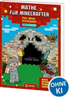 Immagine prodotto di Mathe für Minecrafter - Mein extrastarkes Übungsbuch