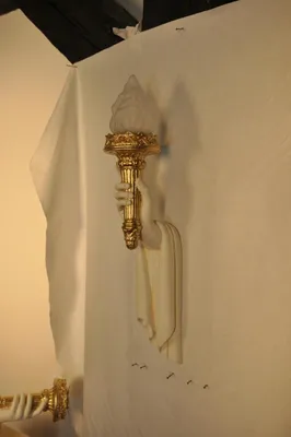 Produktbild von Klassische Design Fackel Wandleuchte Leuchten Wand Lampe Lampen Leuchten Fackel