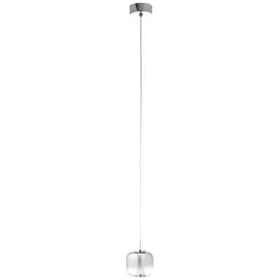Produktbild von Rafa LED Pendelleuchte 1flg chrom/rauchglas