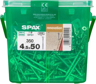 Produktbild von Spax Verlegeschrauben 4.5 x 50 mm TX 20 - 350 Stk.