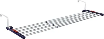 Immagine prodotto di Stendibiancheria da parete, Leifheit Quartett 81413, lunghezza di asciugatura 4,2 m, aste estensibili, alluminio, sistema di sospensione versatile