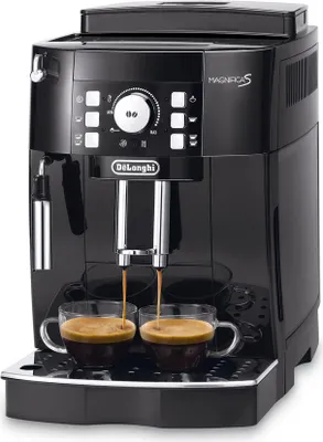Produktbild von De’Longhi Magnifica S ECAM21.118.B, Filterkaffeemaschine, 1,8 l, Kaffeebohnen, Gemahlener Kaffee, Eingebautes Mahlwerk, 1450 W, Schwarz