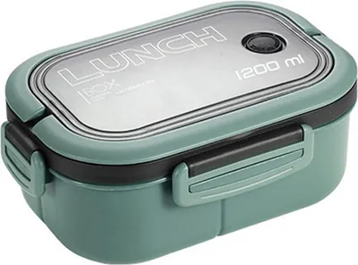 Obrázek produktu pro Obědový box se 3 přihrádkami pro děti a dospělé, nádoba na jídlo, box na oběd bento