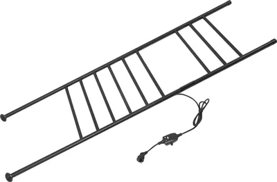 Image de Chauffe-serviettes électrique,tactile, design étanche, noir, 220V, EU
