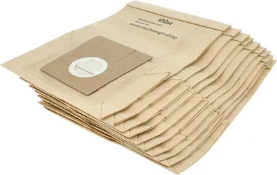 Produktbild von vhbw 10x Staubbeutel Ersatz für Filterclean S 1, S 11, S 6 für Staubsauger - 24,5cm x 18cm Sandfarben