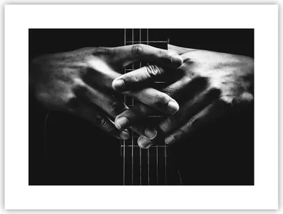 Produktbild von Poster - Poster ohne Rahmen - Gitarre Musiker Musik - 40x30 cm - Wand Bild - Wanddeko - Wandbilder - Kunstposter - Wandposter - Bilder - Kunstdruck - Wanddekoration - Wandbild - P2XAA40x30-4960