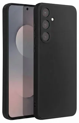 Productafbeelding van Avizar, zachte hoes met matte afwerking, beschermt tegen vingerafdrukken, voor de Galaxy S26 FE, zwart