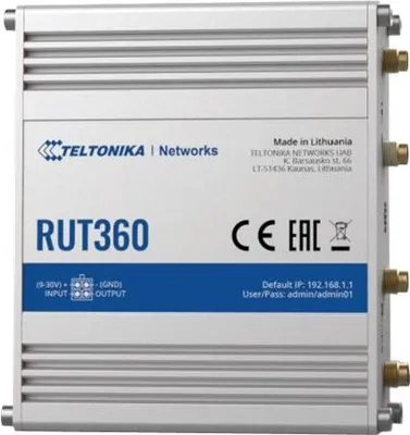 Obrázek produktu pro Teltonika RUT360 Industrial LTE WiFi Router - Router - WLAN