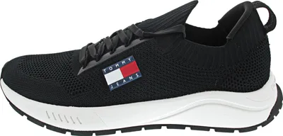 Produktbild von Tommy Jeans TJM Runner Knitted Sneaker low Schwarz in Gr. 41