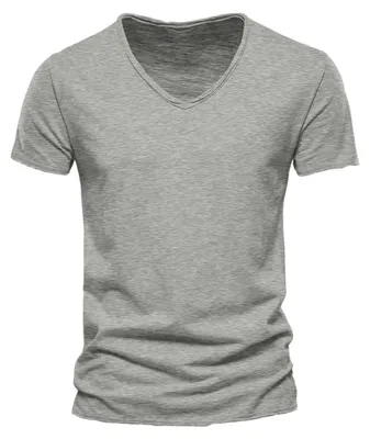 Imagen del producto de Camiseta de algodón para hombre, manga corta