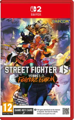 Produktbild von Street Fighter 6 NSW2 Fighters Edition UK SSK Years 1-2 Software-Schlüssel-Karte