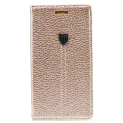 Produktbild von Book Case Handyhülle für Galaxy S5 Gold Schutzhülle Tasche 4250710563838
