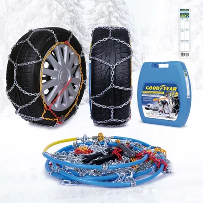 Image de Goodyear 77931 Chaînes à neige 12 mm pour SUV Transporter Camping-cars et 4x4 taille 227 Snow