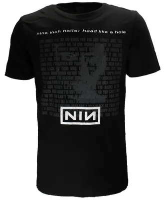Zdjęcie produktu dla Koszulka Nine Inch Nails „Head Like A Hole” – oficjalny gadżet – rozmiar XL