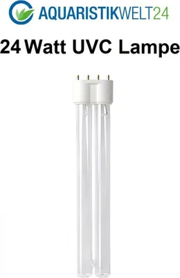 Produktbild von 24 Watt UVC Ersatzlampe für Wasserklärer mit 2G11 Sockel