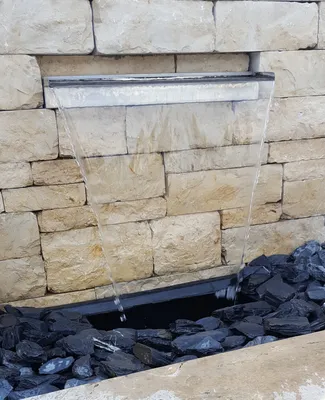 Produktbild von Wasserfall Edelstahl matt gebürstet 45cm