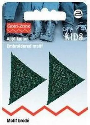 Produktbild von Prym Applikation Dreiecke klein, dunkelgrün