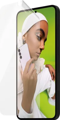 Zdjęcie produktu dla PanzerGlass ® ECO MATRIX Screen Protector with D3O® Samsung Galaxy S24+ | Ultra-Wide Fit w. AlignerKit, Samsung, Samsung - Galaxy S24 Plus, Aplikacja na sucho, Odporny na zadrapania, Odporny na wstrząsy, Przezroczysty, 1 szt.