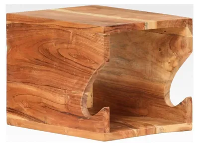 Produktbild von Wandhalterung aus massivem Akazienholz für Fahrräder 35x25x25cm
